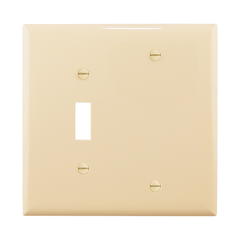 Crouse-Hinds PJ113V EWD PJ113V Wallplate 2G Toggle/Blan