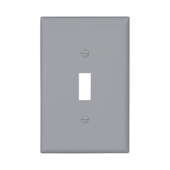 Crouse-Hinds PJ1GY EWD PJ1GY Wallplate 1G Toggle Poly 1 Gang