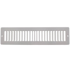 Hart & Cooley 11302 Toe-Space Return Air Grille, White 12 x 2 Steel Multi-Angle Fins 420 Model