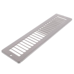 Hart & Cooley 11302 Toe-Space Return Air Grille, White 12 x 2 Steel Multi-Angle Fins 420 Model