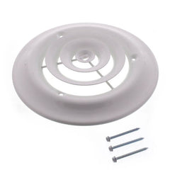 Hart & Cooley 12900 Ceiling Diffuser White 6 Steel Round Step-Down 16 Model