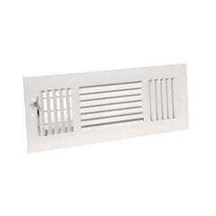 Hart & Cooley 43877 Sidewall / Ceiling Register, 3-Way 14 x 8