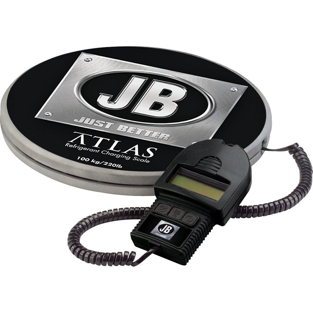 JB Industries DS-20000 Atlas 220 lb Digital Refrigerant Scale with Wired Handset