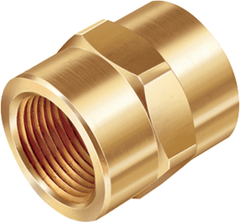 JB Industries 103-D Brass Coupling 1/2 Threaded FIP x Sweat PC