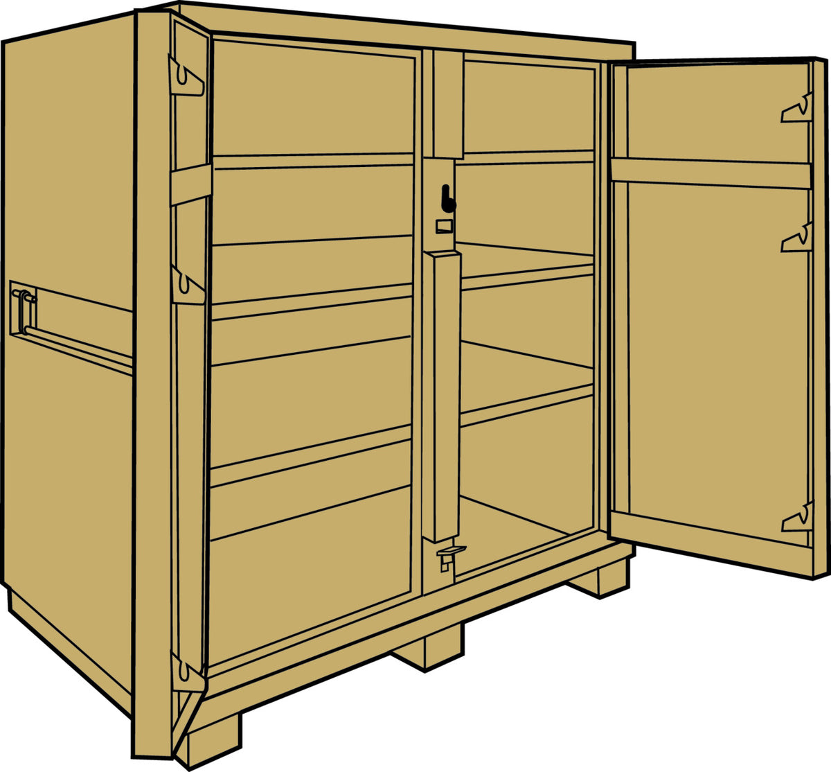 KNAACK 139 Jobmaster Cabinet 60 x 30 x 60