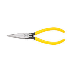 Klein Tools D301-6C Standard Long Nose Pliers with Spring, 6-Inch