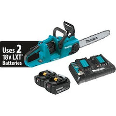 Makita XCU03PT 18V X2 (36V) LXT Lithium-Ion Brushless Cordless 14 Chain Saw Kit (5.0Ah)