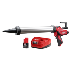 Milwaukee 244221 M12 20oz. Aluminum Barrel Sausage Style Caulk and Adhesive Gun Kit