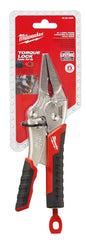 Milwaukee 48-22-3409 Torque Lock Long Nose Locking Pliers with Durable Grip