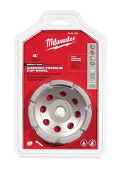 Milwaukee 49-93-7700 Diamond Cup Wheel Single Row 4 in