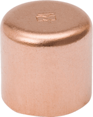 Mueller W 07012 1-1/4 In. Wrot Copper Cap - Copper