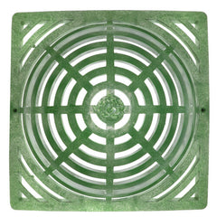 NDS 1280 12 Square Catch Basin Atrium Grate Green