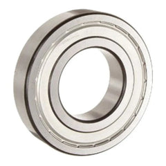 SKF 6214-2Z Single Row Deep Groove Radial Ball Bearing, 70 mm Bore x 125 mm OD x 24 mm W, Double Shield, Pressed Steel Cage