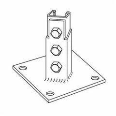 ABB B-924 POST BASE CONNECTOR GOLD/GALV..