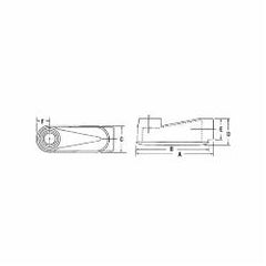 ABB ASLB-1 ASLB1 RED DOT ALUM LB 1/2IN HUB