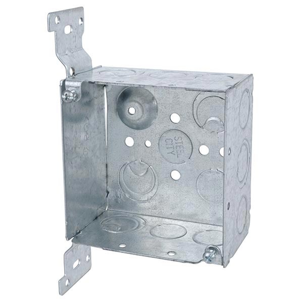 ABB 52171CV1/23/4 Steel City 52171-CV1/2-3/4 Outlet Box, 30.3 cu-in Capacity