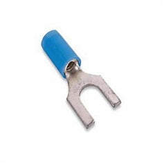 ABB RB1153 Thomas & Betts #10 Bolt Hole 18-14 AWG Wire Range Blue Insulated Nylon Fork Terminal