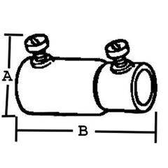 Bridgeport 292-S Coupling, Combination, Steel, Size 1 Inch