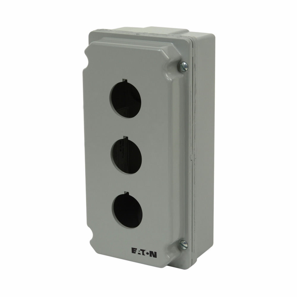 EATON 10250TN13 ENCLOSURE PUSHBUTTON 3-ELEMENT HEAVY DUTY OILTIGHT/WATERTIGHT 10250TN13