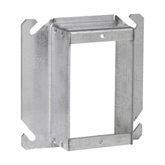 Crouse-Hinds TP528 4 1-1/2 Raised Steel 1-Device Square Box Tile Wall Cover