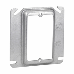 Crouse-Hinds TP486 3/4 Raised Steel 1-Device Square Outlet Box Mud Ring