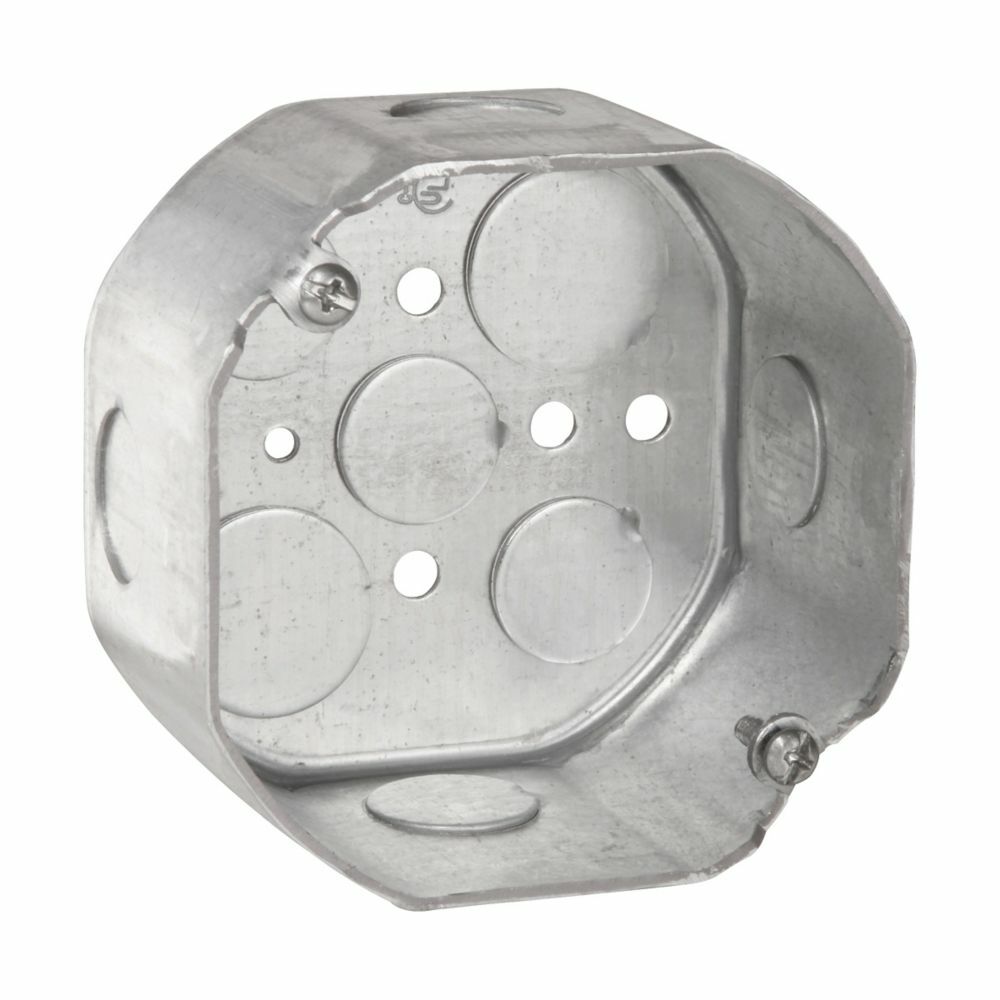 Eaton TP288 Crouse-Hinds Series Octagon Outlet Box 4 In Width 2-1/8 In Depth Fixture Rated