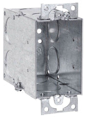 Crouse-Hinds TP254 3 x 2 x 3-1/2 Steel Gangable Switch Box