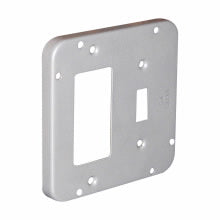 Crouse-Hinds TP740 Square Surface Cover, GFCI / Toggle, 4-11/16 in, Replacement MPN TP740