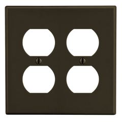 Hubbell Wiring Device-Kellems P82 2-Gang Standard Wallplate