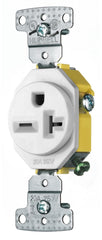 Hubbell Wiring Device-Kellems RR205W Single Receptacle 20A 250V