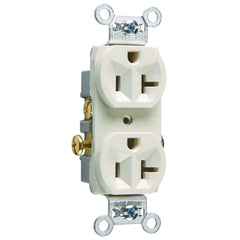 Legrand-Pass & Seymour CR20-LA Commercial Spec Grade Duplex Receptacle 20amp 125volt Light Almond