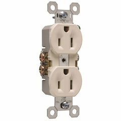 Legrand 3232-LA Duplex Grounding Receptacle 15 Amp 125 Volt