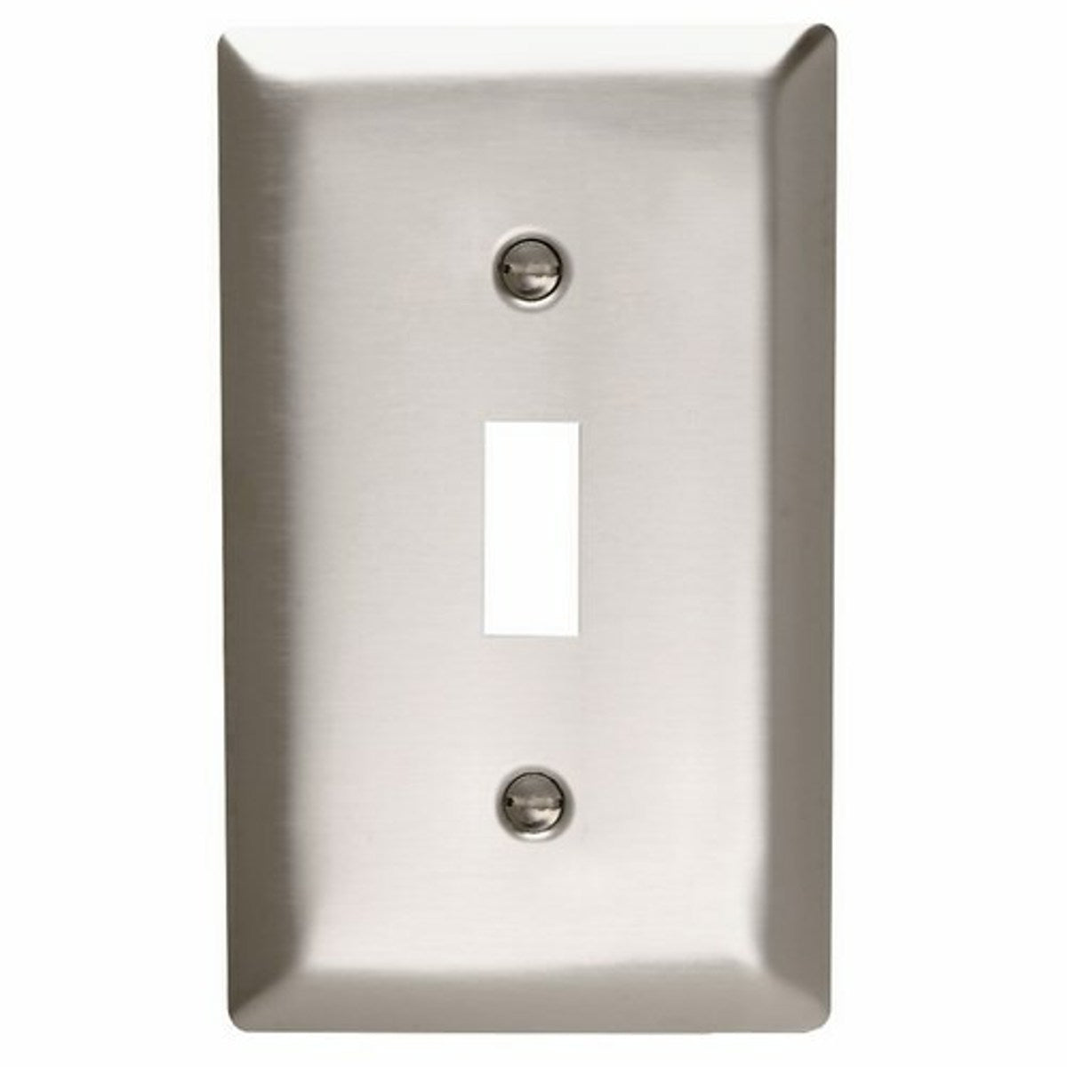 Legrand-Pass & Seymour SS1 Smooth Metal Wall Plate 1gang Toggle 302 Stainless Steel