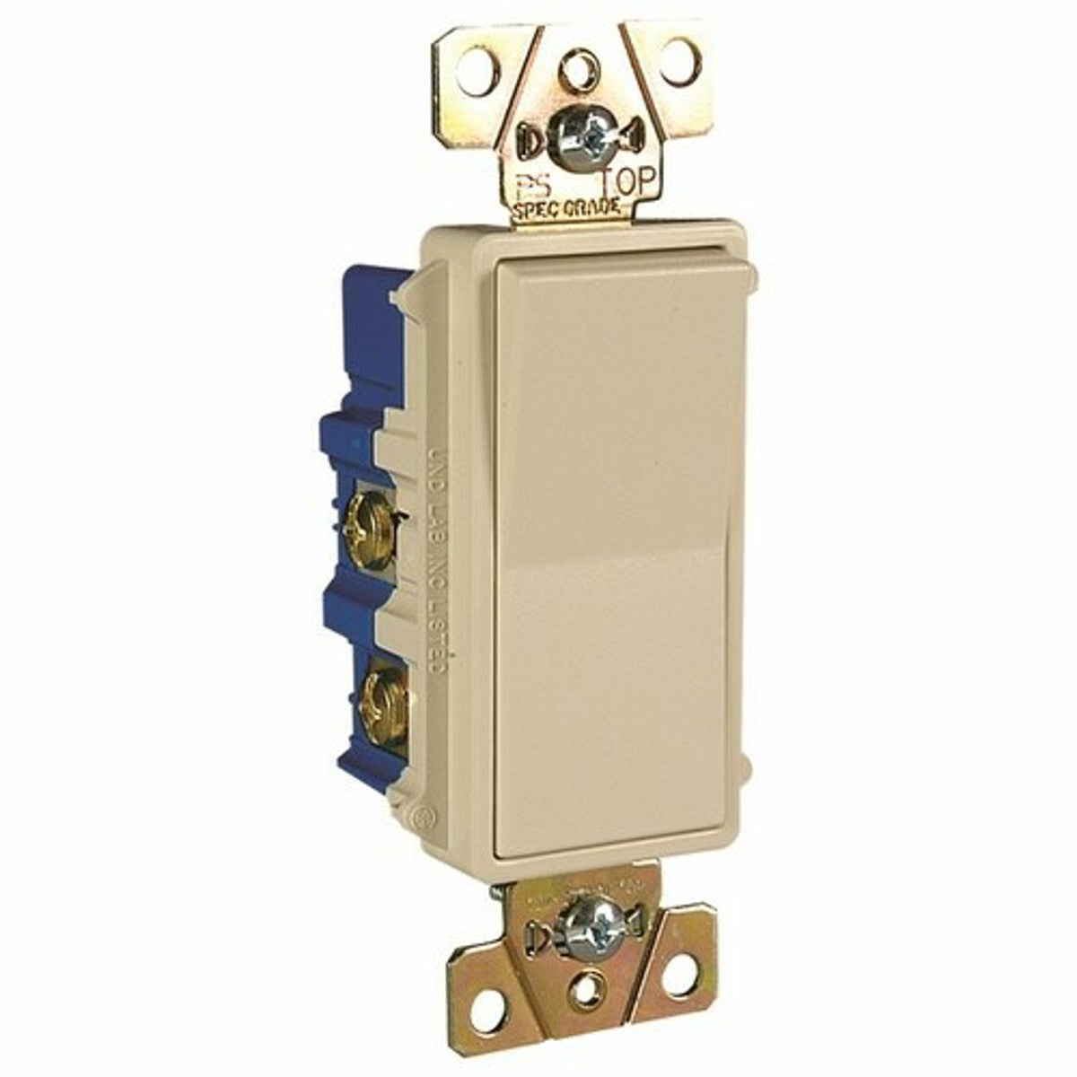 Legrand TM874-LA NAFTA-Compliant Decorator Switch, 4Way 15Amp 120/277V, Light Almond