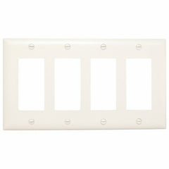 Legrand TP264W Trademaster Plate 4gang 4 Decorator White