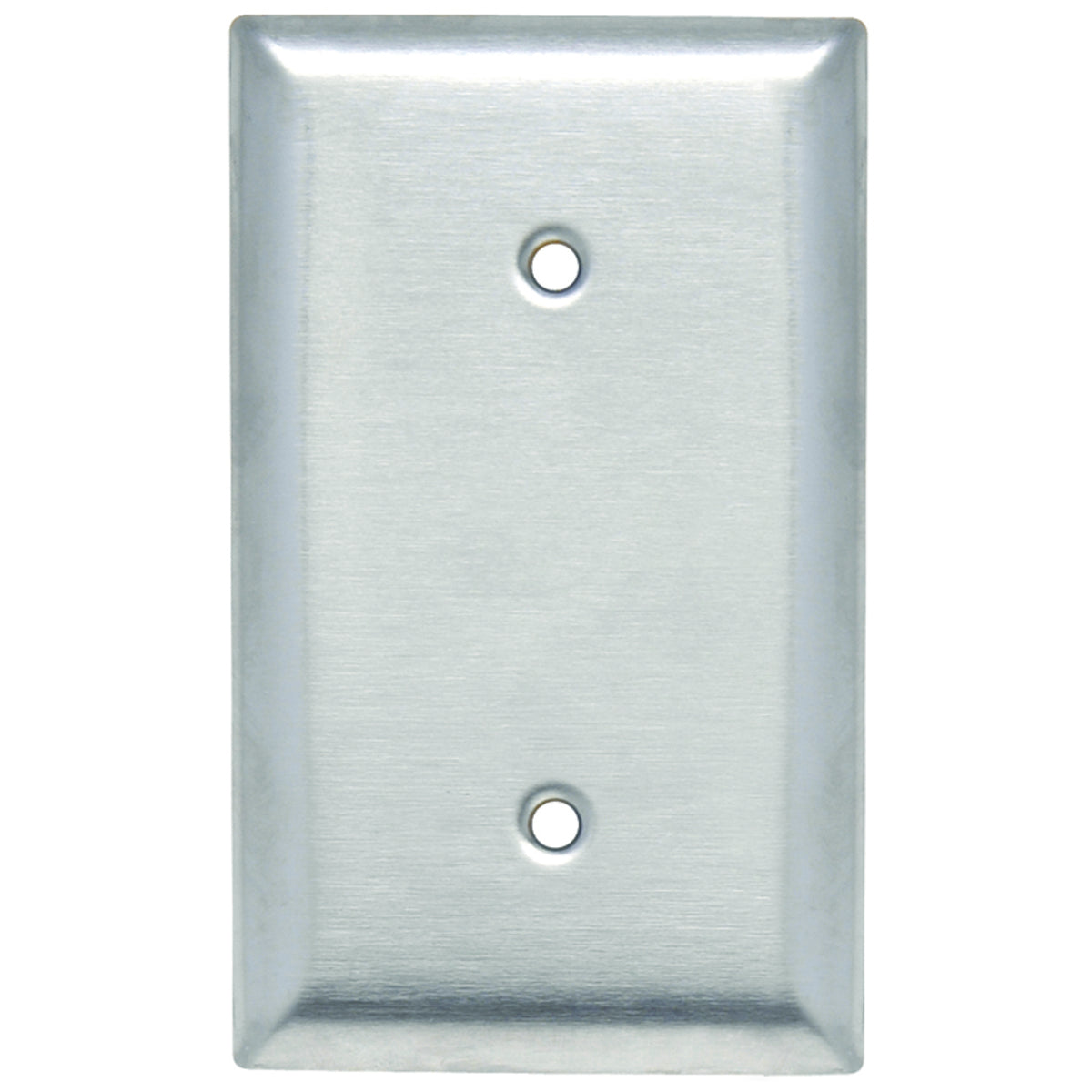 Legrand SS14 Smooth Metal Wall Plate 1gang Blank Strap Mounted 302 Stainless Steel