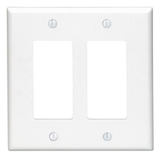 Leviton 80609-W 2-Gang Decora White