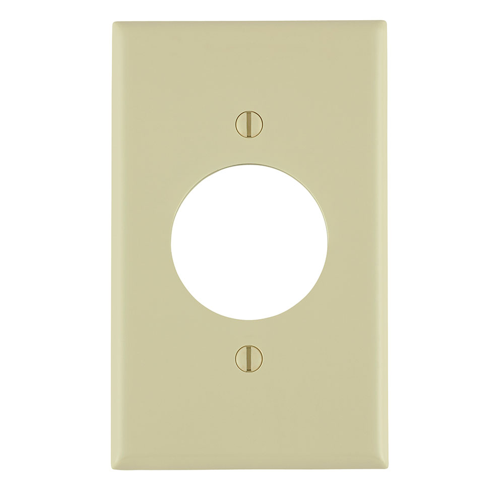 Leviton 80720-I Device Receptacle Wallplate Standard Size Ivory