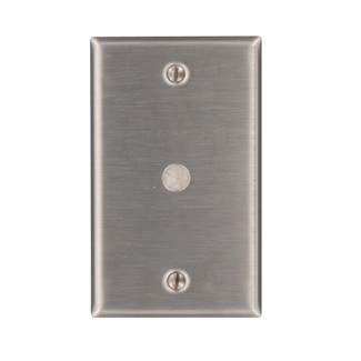 Leviton 84061-40 1G SS Metal Wallplate Standard