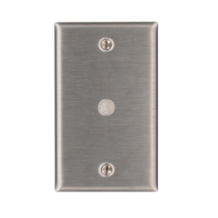 Leviton 84061-40 1G SS Metal Wallplate Standard