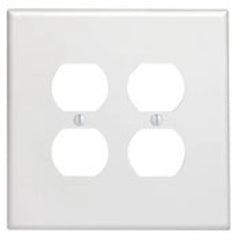 Leviton 85116 PO82 Power Oversized 2 Gang Duplex Wallplate