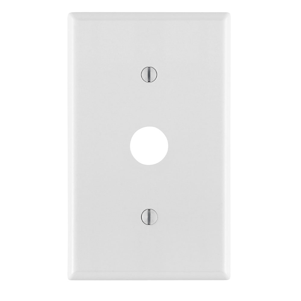 Leviton 88037 P730-W Standard 1-Gang Wallplate Replacement