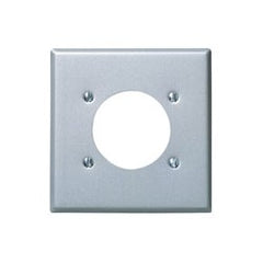 Leviton S701-40 2-Gang Power Receptacle Wallplate Standard Size