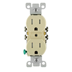 Leviton W5320-T0I 15A 125V Duplex Receptacle Weather-Resistant Tamper-Resistant