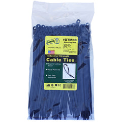 LH Dottie DTM6B Mounting Hole Cable Ties 50 lb (0.177 inch width, 8 inch length)