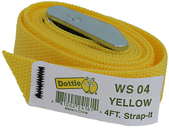 L.H. Dottie WS04 Nylon Web Strap 4 Foot Yellow