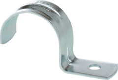 Minerallac MED65 1-1/4 One-Hole EMT Conduit Strap - Steel / Zinc Plated