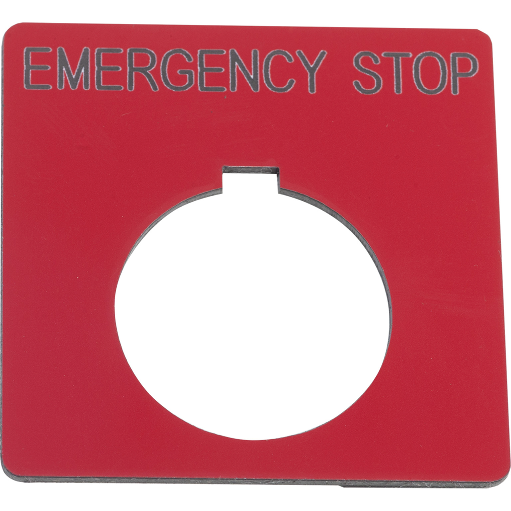 Square D 9001KN105RP Emergency Stop Button 30MM Plastic Black Legend Plate