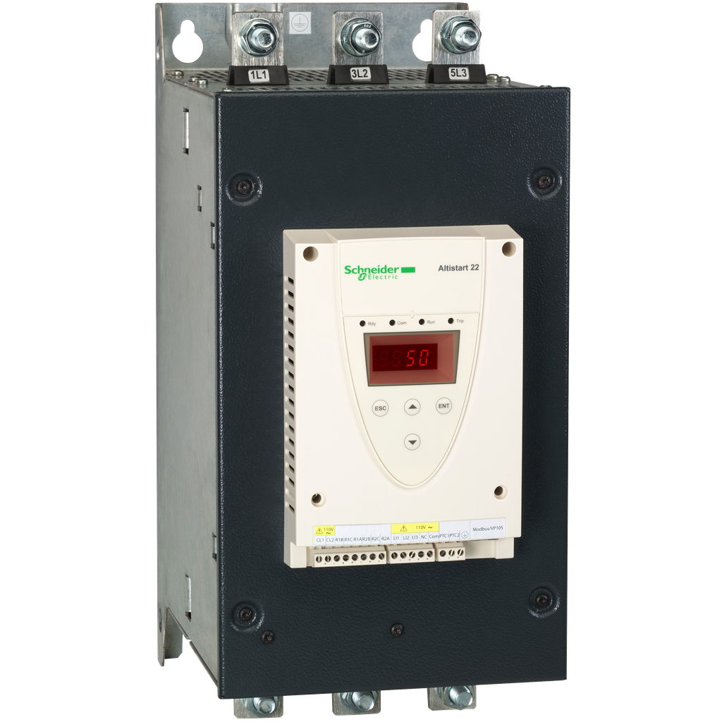 Schneider Electric ATS22C32S6U SQD Soft Starter for Asynchronous Motors 320A (Power Rating 100HP to 300HP)