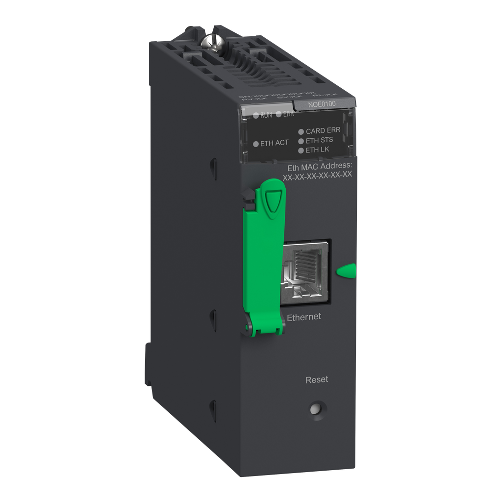 Schneider Electric BMXNOE0100 Square D 10/100 Mbps IP20 Ethernet TCP Network PLC Module